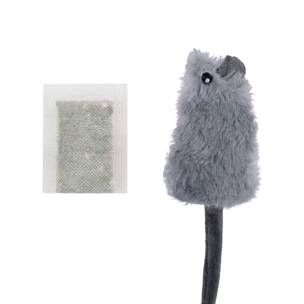 PetNova Zabawka kota myszka z kocimiętką szara.jpg